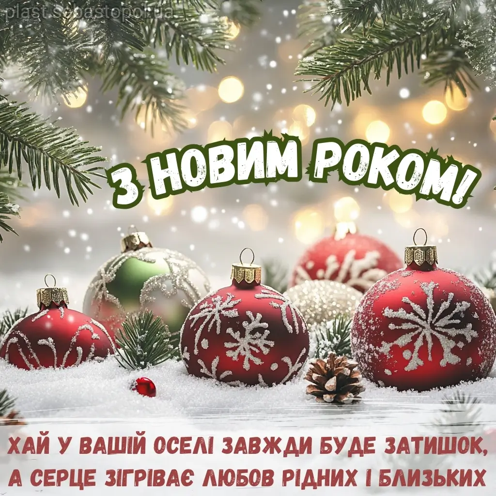 Нова листівка привітання з Новим роком 31